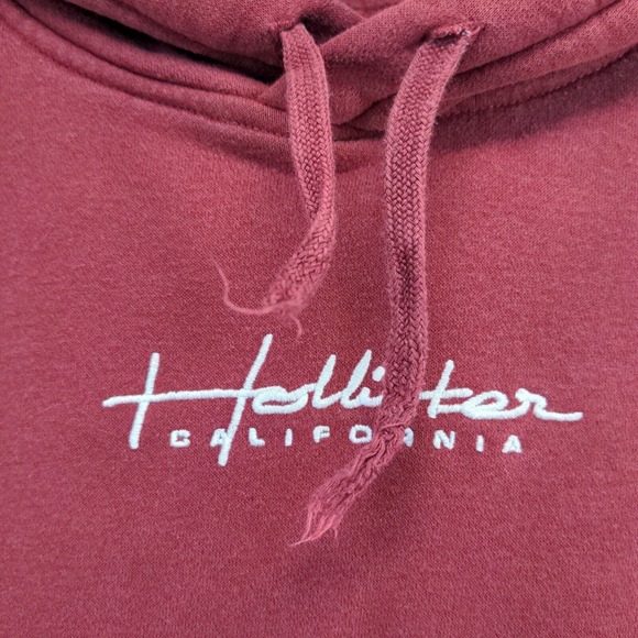 Hollister Californa Men's Pullover Hoodie Red Size Small Must Have Collection - Picture 9 of 16